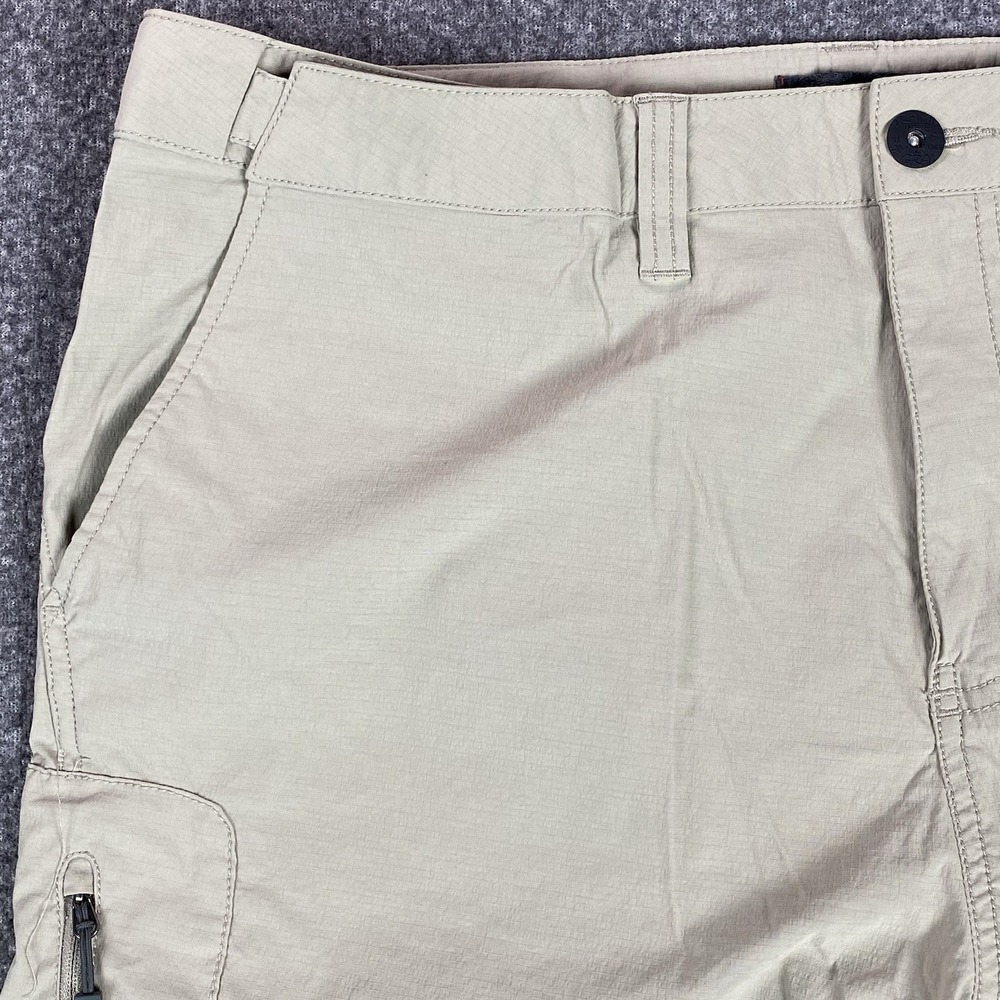 Gramicci Live Free Shorts Mens 38 Beige Nylon Hiking Gorpcore Outdoor Utility - Picture 9 of 16